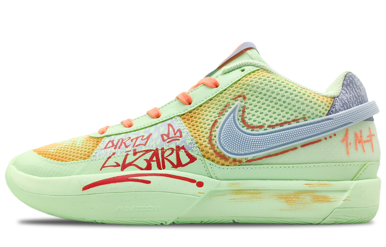 Баскетбольные кроссовки Ja 1 мужские низкие зеленые/оранжевые Nike
Баскетбольные кроссовки Ja 1 мужские низкие зеленые/оранжевые Nike