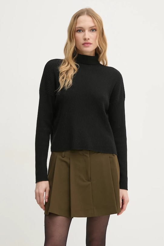 Свитер с добавлением шерсти Sisley, черный
Свитер с добавлением шерсти Sisley, черный