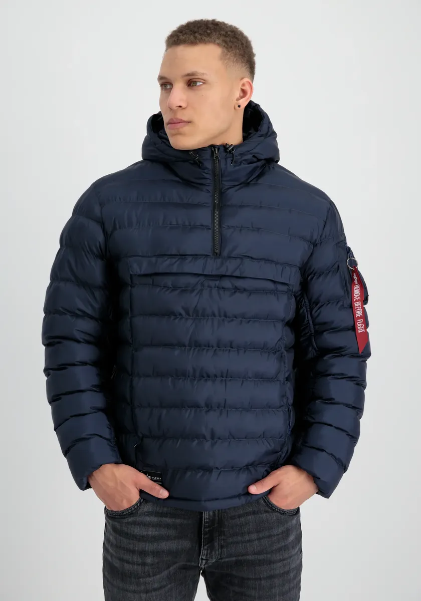 Анорак Alpha Industries "Анорак Alpha Industries для мужчин - уличные куртки Puffer Anorak", синий 
Анорак Alpha Industries "Анорак Alpha Industries для мужчин - уличные куртки Puffer Anorak", синий