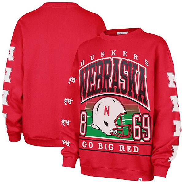 Женский оверсайз свитшот '47 Nebraska Huskers Go Big scarlet 47 Brand
Женский оверсайз свитшот '47 Nebraska Huskers Go Big scarlet 47 Brand
