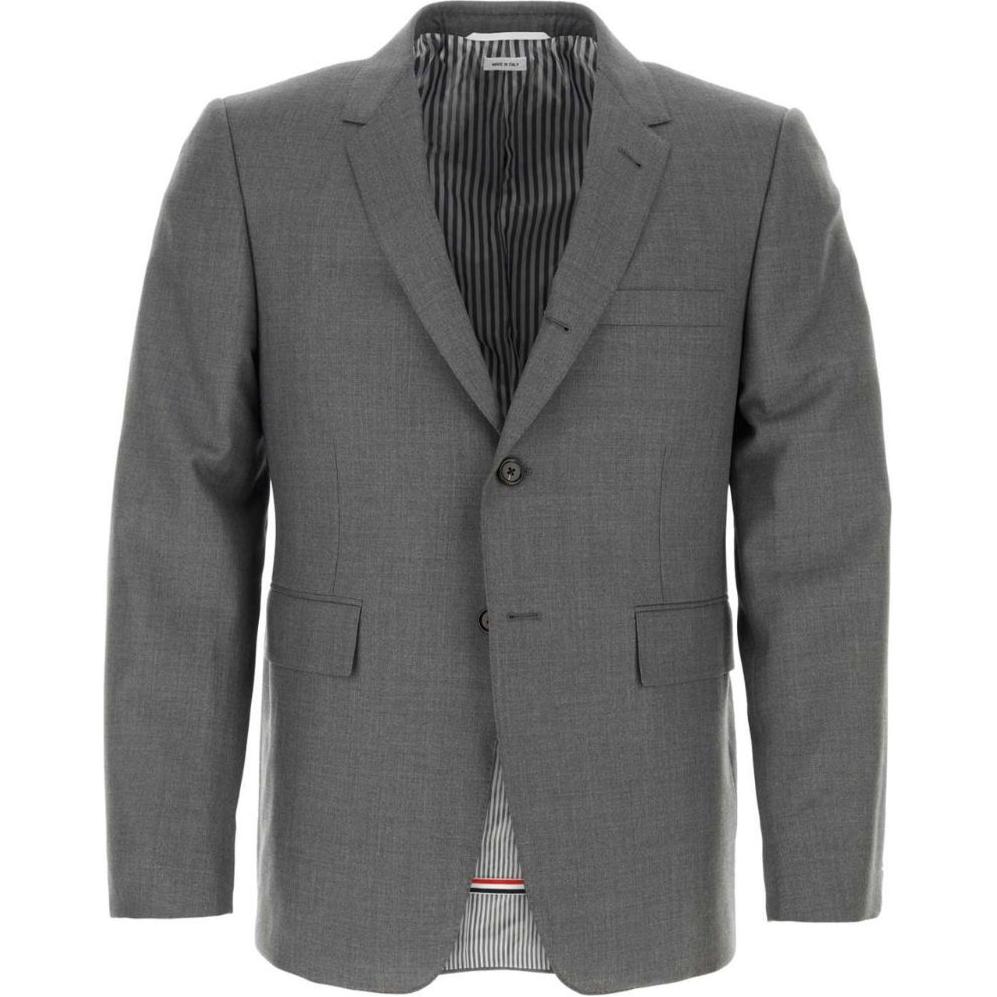 Классический спортивный пиджак из твила THOM BROWNE, серый
Классический спортивный пиджак из твила THOM BROWNE, серый