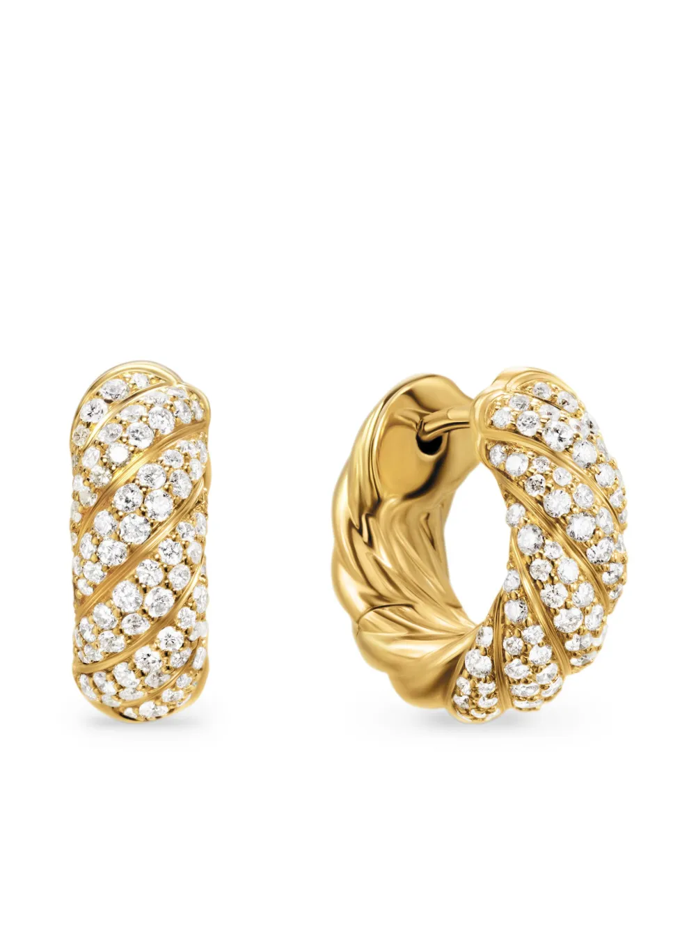 Серьги-кольца Sculpted Cable из желтого золота с бриллиантами David Yurman, золотой
Серьги-кольца Sculpted Cable из желтого золота с бриллиантами David Yurman, золотой