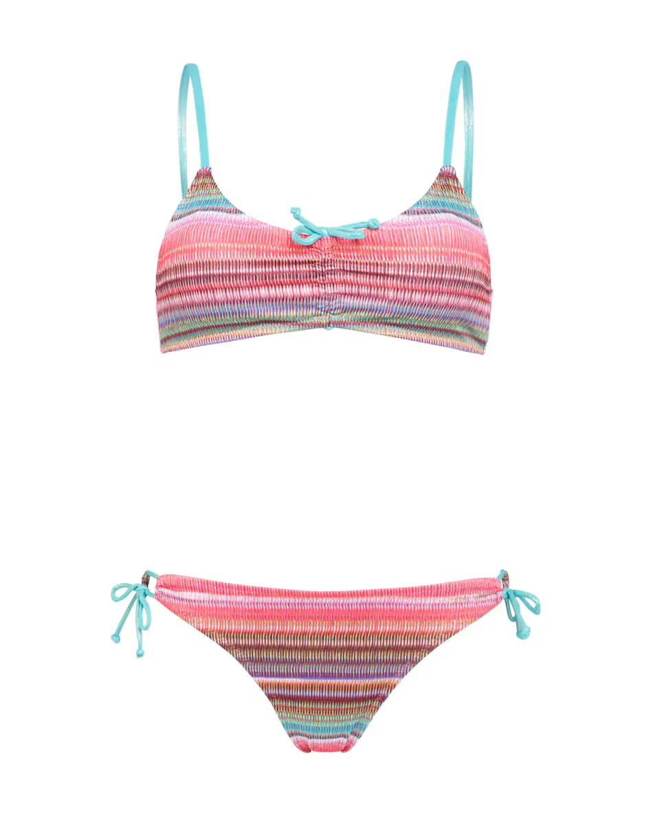 Бикини для девочек с бретельками из люрекса, бантом на вырезе и разноцветным принтом DOLORES CORTÉS, многоцветный
Бикини для девочек с бретельками из люрекса, бантом на вырезе и разноцветным принтом DOLORES CORTÉS, многоцветный