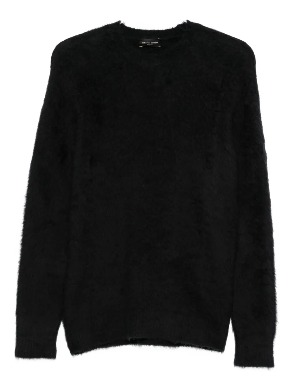 Свитер с круглым вырезом и текстурой «Тедди» Roberto Collina, черный
Свитер с круглым вырезом и текстурой «Тедди» Roberto Collina, черный