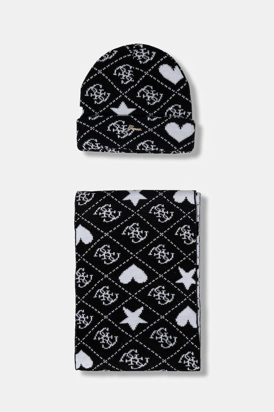 Детская шапка и шарф, комплект из 2 шт. Guess, черный
Детская шапка и шарф, комплект из 2 шт. Guess, черный
