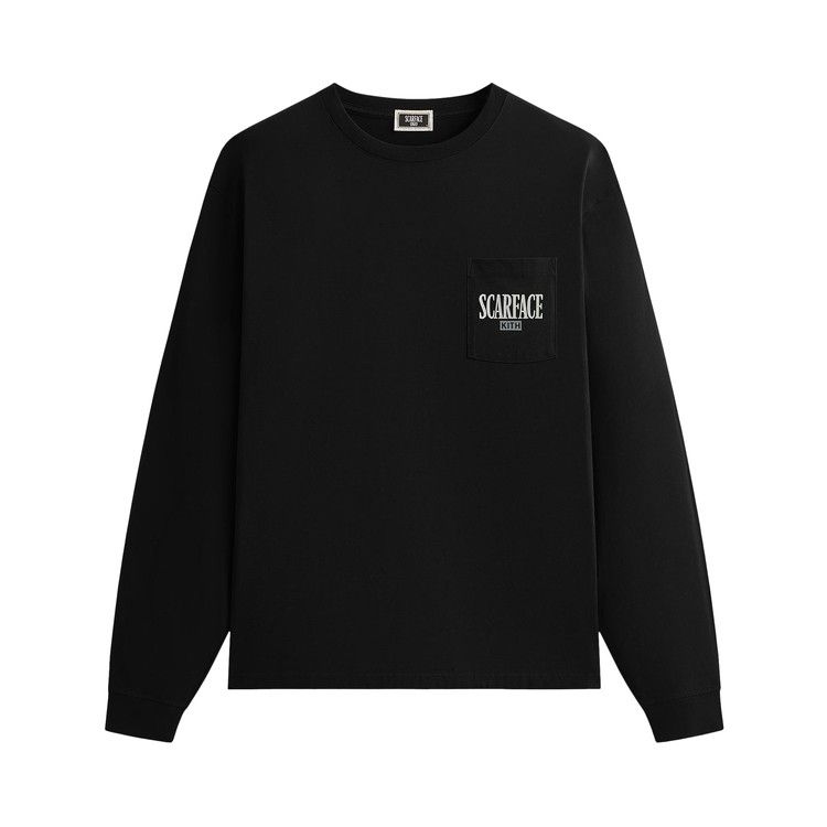 Футболка Kith For Scarface Tony Vintage Long Sleeve Pocket Tee, Black
Футболка Kith For Scarface Tony Vintage Long Sleeve Pocket Tee, Black