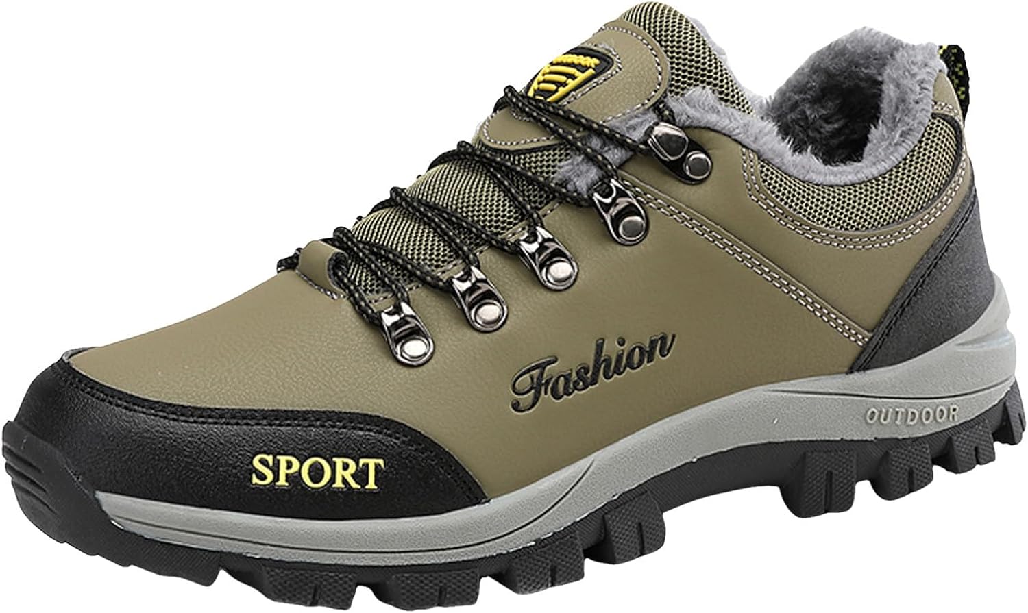 Мужские зимние ботинки водонепроницаемые с пушистым мехом, утепленные, шнуровка, теплые кроссовки для холодной погоды, противоскользящие ботинки-лоферы, спортивные ботинки для походов и прогулок Generic, зеленый
Мужские зимние ботинки водонепроницаемые с пушистым мехом, утепленные, шнуровка, теплые кроссовки для холодной погоды, противоскользящие ботинки-лоферы, спортивные ботинки для походов и прогулок Generic, зеленый