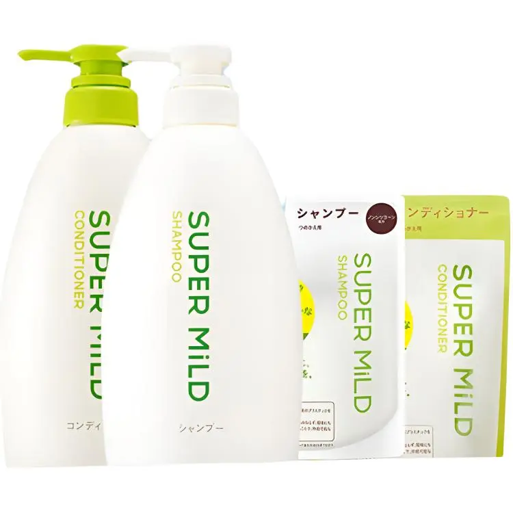 Super Mild Shiseido Green Meadow аромат, набор шампуня и кондиционера глубокой очистки большой емкости 600мл*2
Super Mild Shiseido Green Meadow аромат, набор шампуня и кондиционера глубокой очистки большой емкости 600мл*2