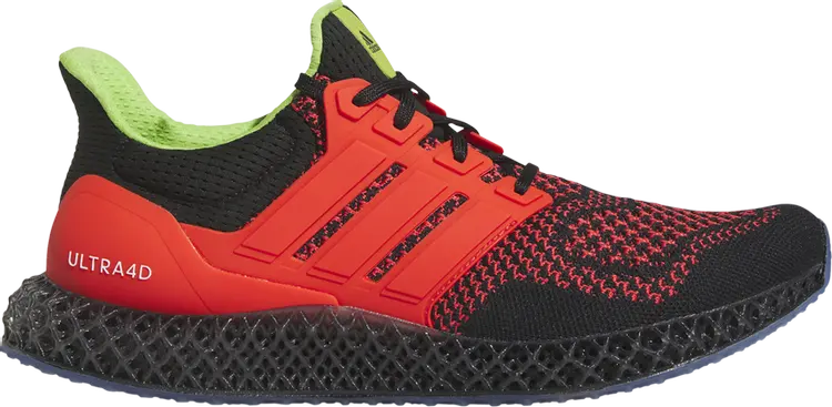 Кроссовки Ultra 4D 'Black Red Solar Green', красный 
Кроссовки Ultra 4D 'Black Red Solar Green', красный