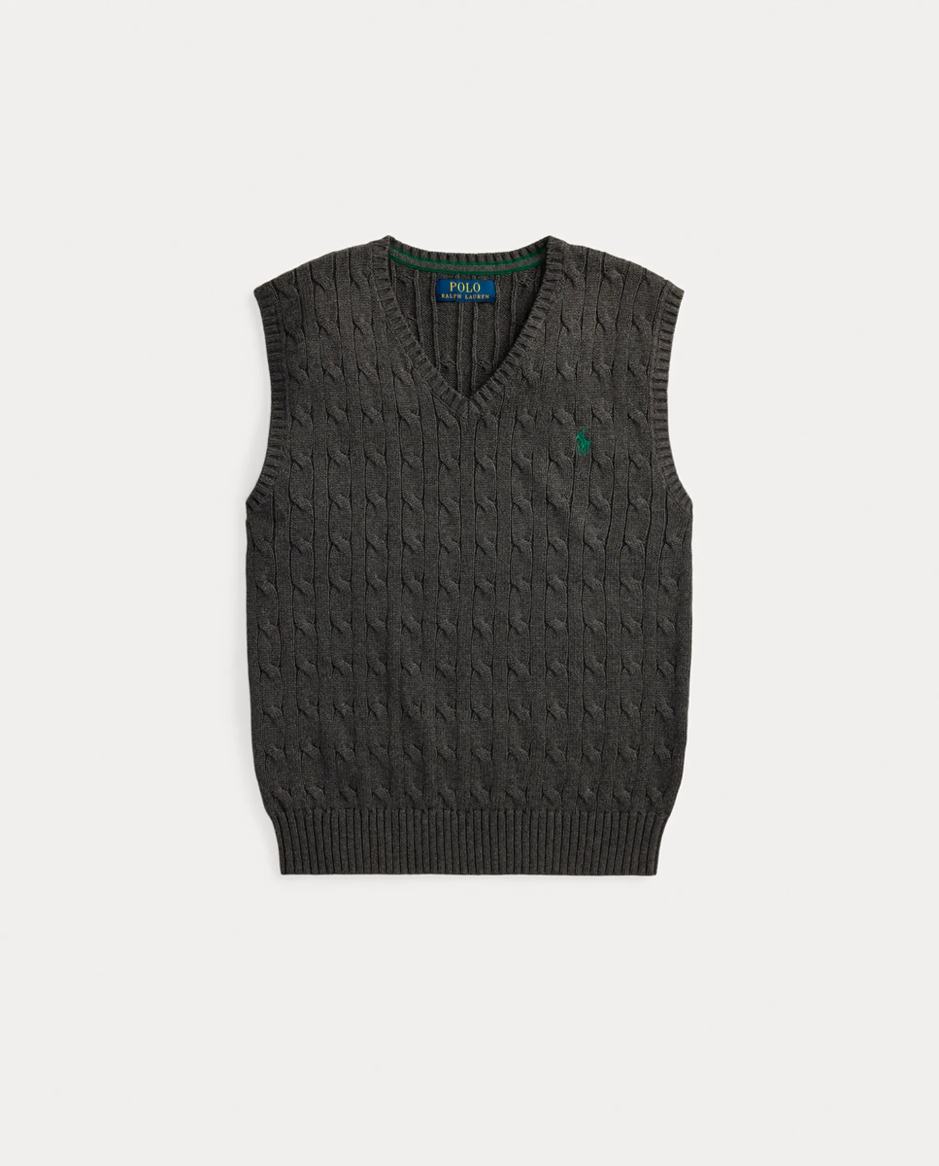 Универсальный хлопковый джемпер с узором "восьмерка" Polo Ralph Lauren, темно-серый
Универсальный хлопковый джемпер с узором "восьмерка" Polo Ralph Lauren, темно-серый