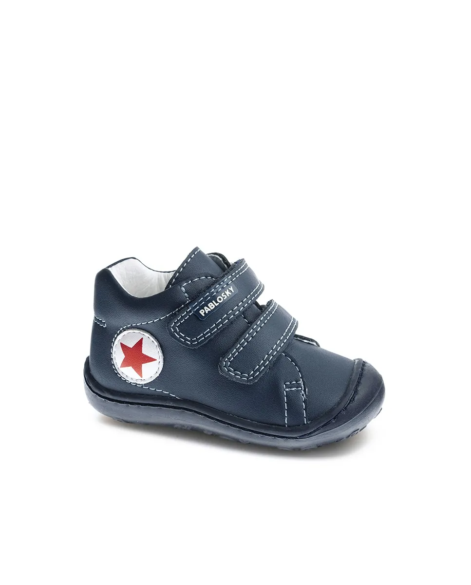 Детские кожаные спортивные кроссовки на липучках Pablosky, темно-синий
Детские кожаные спортивные кроссовки на липучках Pablosky, темно-синий