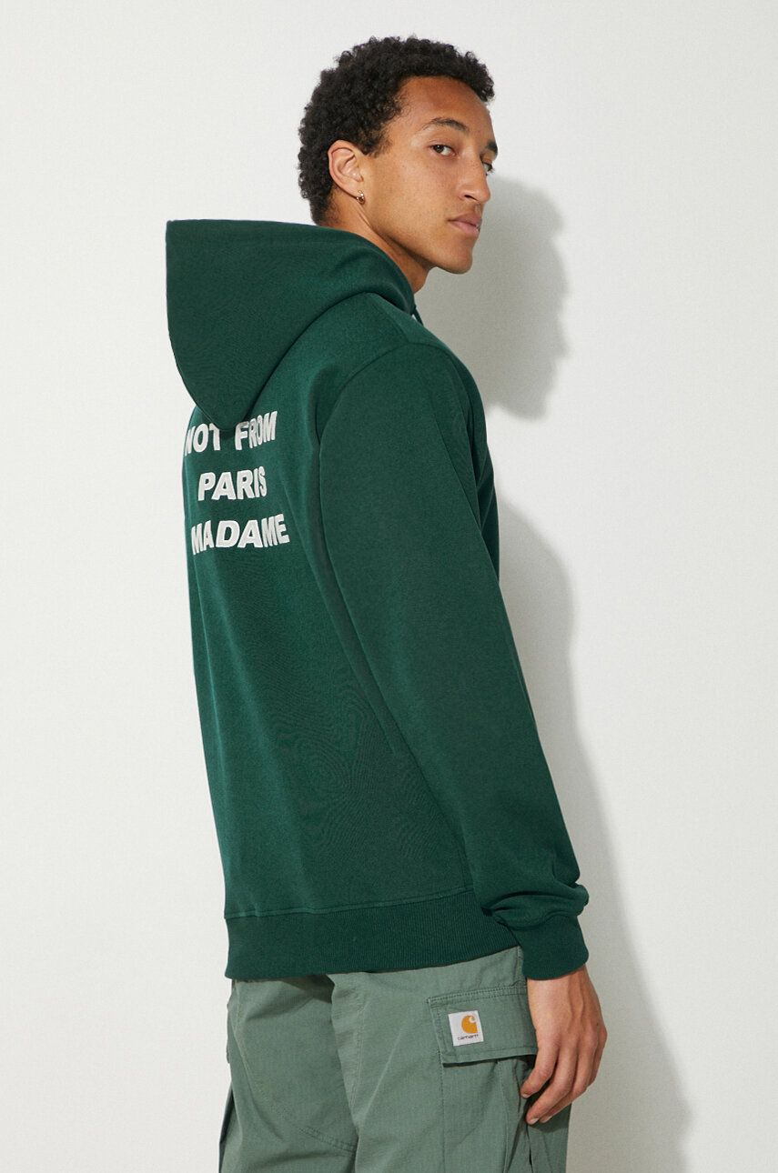 Хлопковая толстовка Le Hoodie со слоганом Drôle de Monsieur, зеленый
Хлопковая толстовка Le Hoodie со слоганом Drôle de Monsieur, зеленый