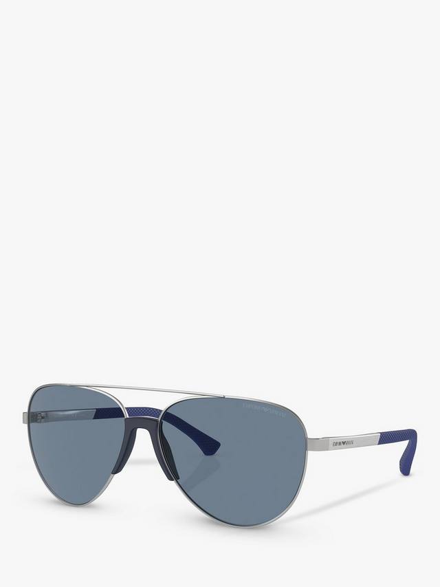 Мужские поляризованные солнцезащитные очки-авиаторы ea2059 Emporio Armani, цвет Matte Silver/Blue
Мужские поляризованные солнцезащитные очки-авиаторы ea2059 Emporio Armani, цвет Matte Silver/Blue