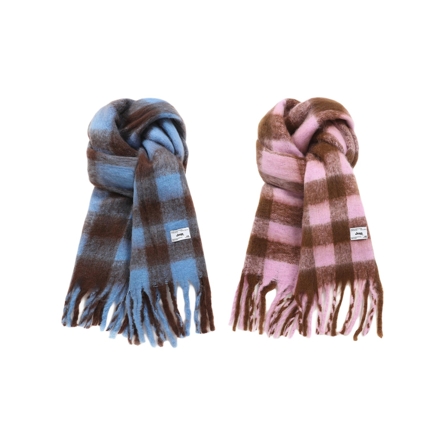 Вязаный шарф из полиэстера, унисекс Jeep, синий коричневый+коричневый розовый
Вязаный шарф из полиэстера, унисекс Jeep, синий коричневый+коричневый розовый