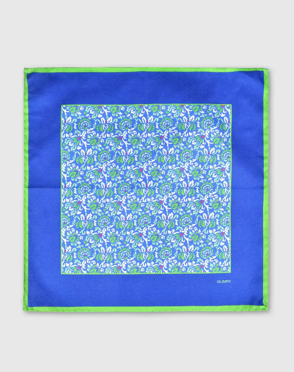 Синий хлопковый шарф с цветочным принтом Olimpo
Синий хлопковый шарф с цветочным принтом Olimpo