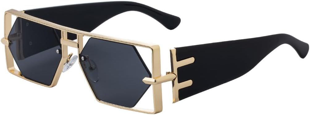 Металлические квадратные солнцезащитные очки с ажурной оправой в стиле ретро с защитой от УФ-излучения для мужчин, идеи для вождения и активного отдыха на природе GDKPJDT, 1
Металлические квадратные солнцезащитные очки с ажурной оправой в стиле ретро с защитой от УФ-излучения для мужчин, идеи для вождения и активного отдыха на природе GDKPJDT, 1