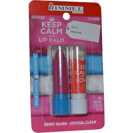 Keep Calm And Lip Balm + Berry Blush № 030 + Crystal Clear № 060, Rimmel
Keep Calm And Lip Balm + Berry Blush № 030 + Crystal Clear № 060, Rimmel
