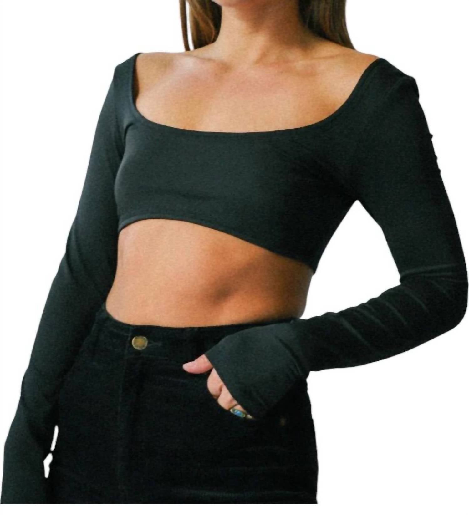 Укороченный топ Ruth черного цвета FIND ME NOW
Укороченный топ Ruth черного цвета FIND ME NOW