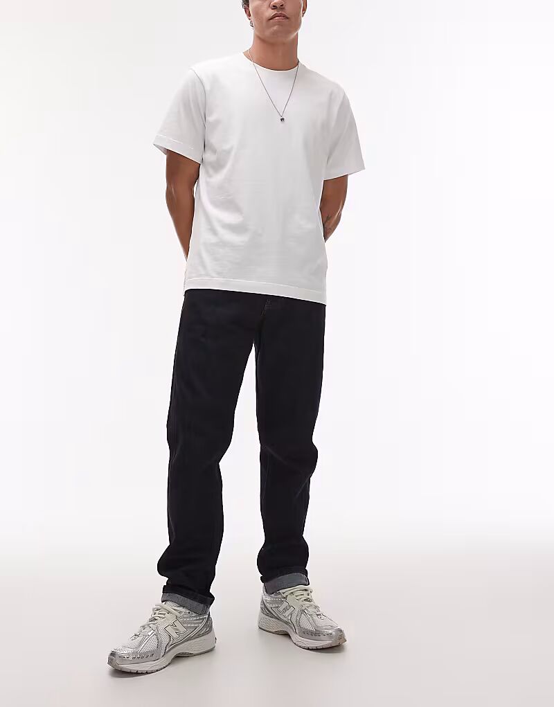 Свободные джинсы Mango Pola с подворотами темно-синего цвета 
Свободные джинсы Mango Pola с подворотами темно-синего цвета