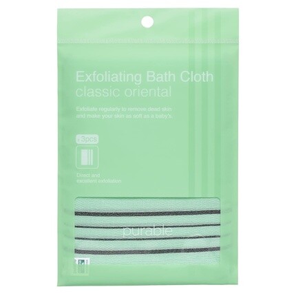 Очищающая отшелушивающая ткань для ванны, скраб для душа, спа, массажа и скрабов для тела, средство для удаления омертвевших клеток кожи — упаковка из 3 шт. Purable 
Очищающая отшелушивающая ткань для ванны, скраб для душа, спа, массажа и скрабов для тела, средство для удаления омертвевших клеток кожи — упаковка из 3 шт. Purable