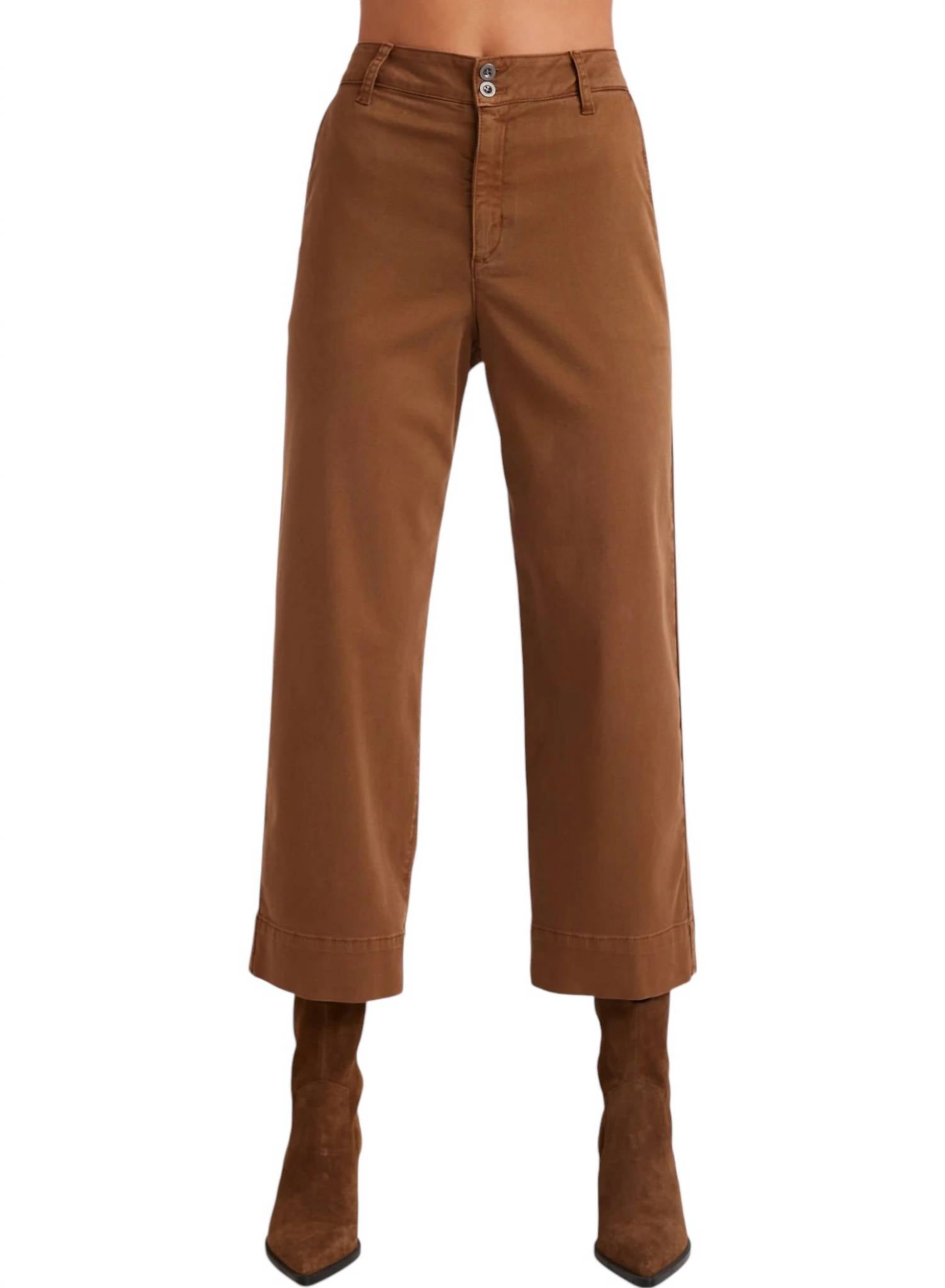 Укороченные джинсы Sofia Wide Leg в пряно-коричневом цвете Bella Dahl
Укороченные джинсы Sofia Wide Leg в пряно-коричневом цвете Bella Dahl