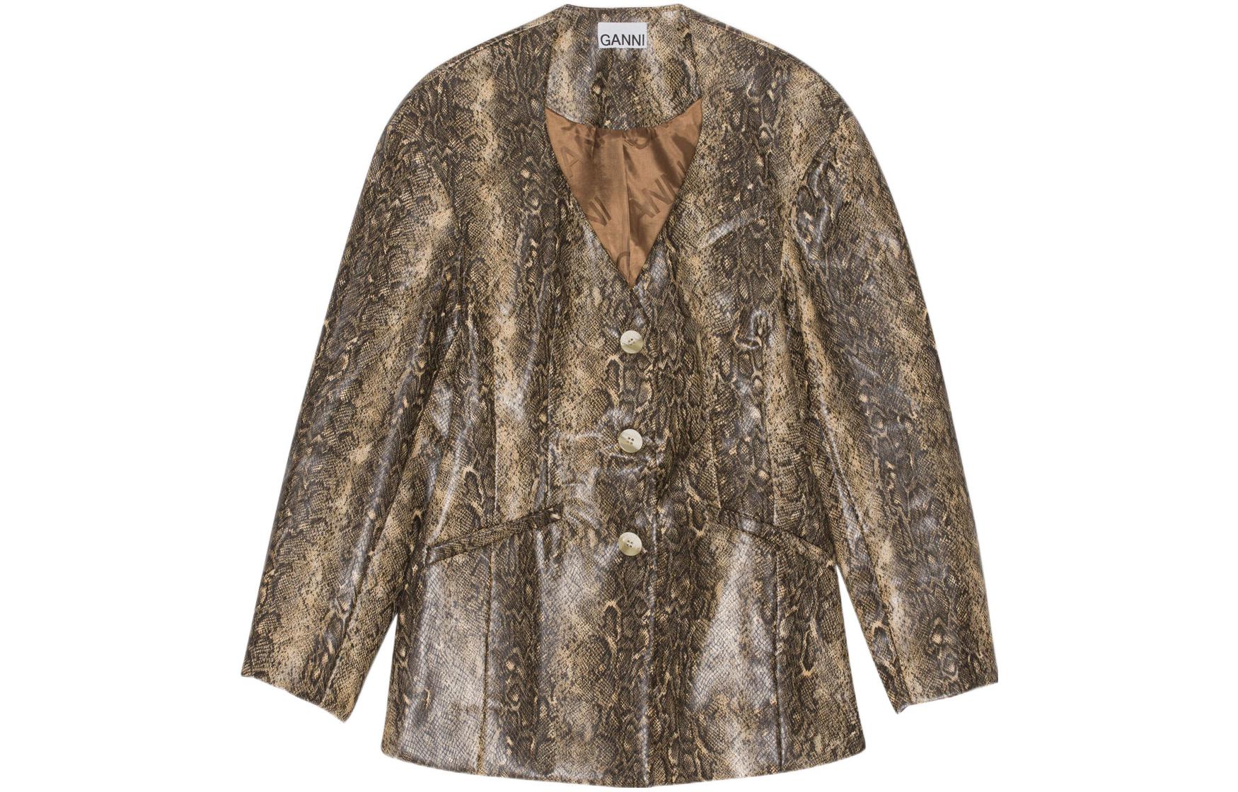 Приталенный блейзер 'Snake Starfish' GANNI, разноцветный
Приталенный блейзер 'Snake Starfish' GANNI, разноцветный