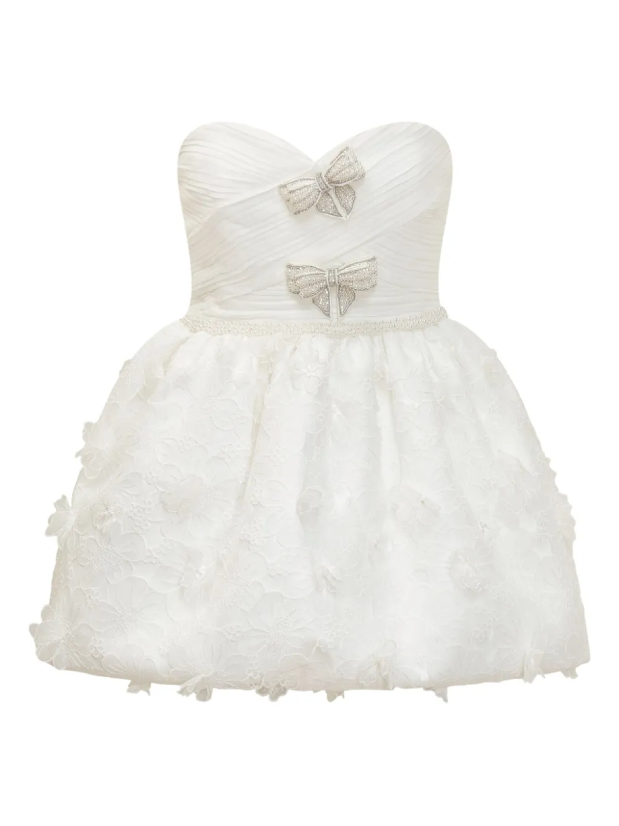 Мини-платье из органзы с бантом Self-Portrait, белый
Мини-платье из органзы с бантом Self-Portrait, белый