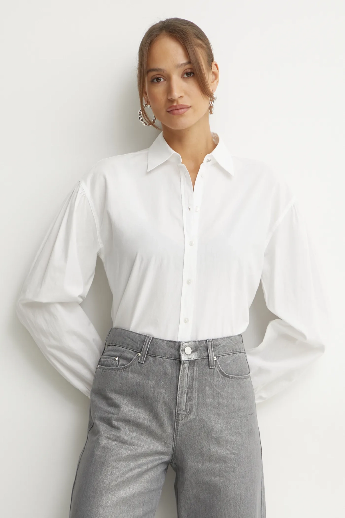 Хлопковая рубашка Boss Orange, белый
Хлопковая рубашка Boss Orange, белый