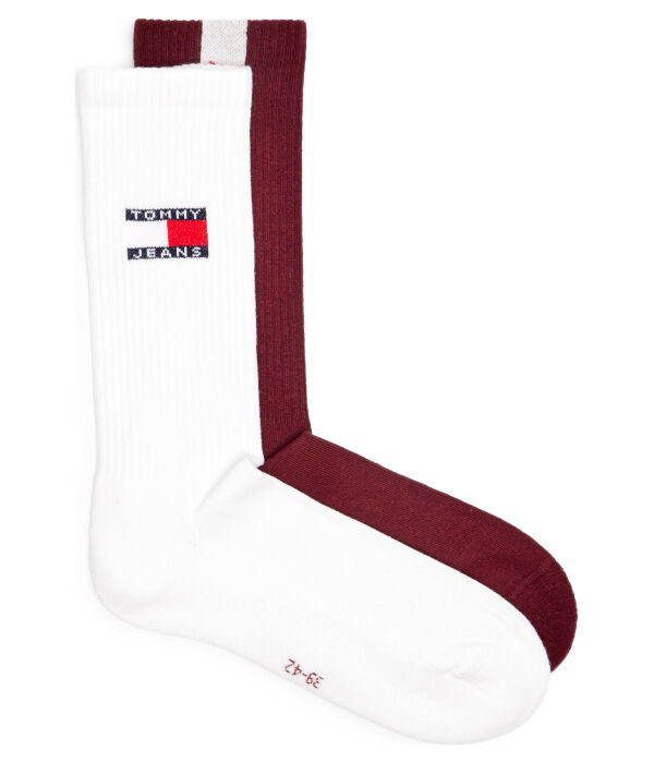 Носки женские Tommy Jeans с логотипом бренда 2 пары, белый/бургундия
Носки женские Tommy Jeans с логотипом бренда 2 пары, белый/бургундия