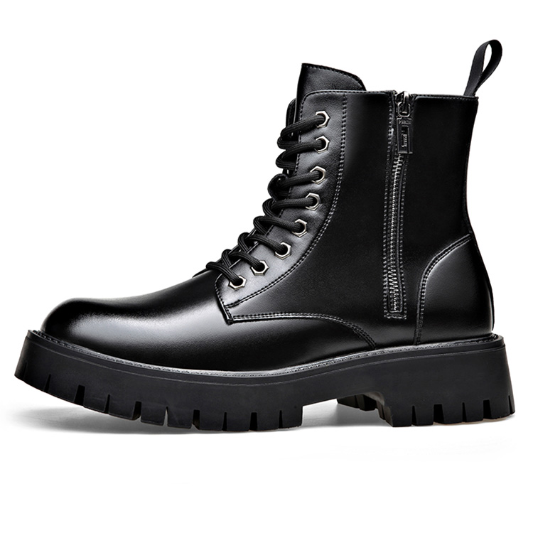 YEDANI Мужские черные ботинки Crew Martin
YEDANI Мужские черные ботинки Crew Martin