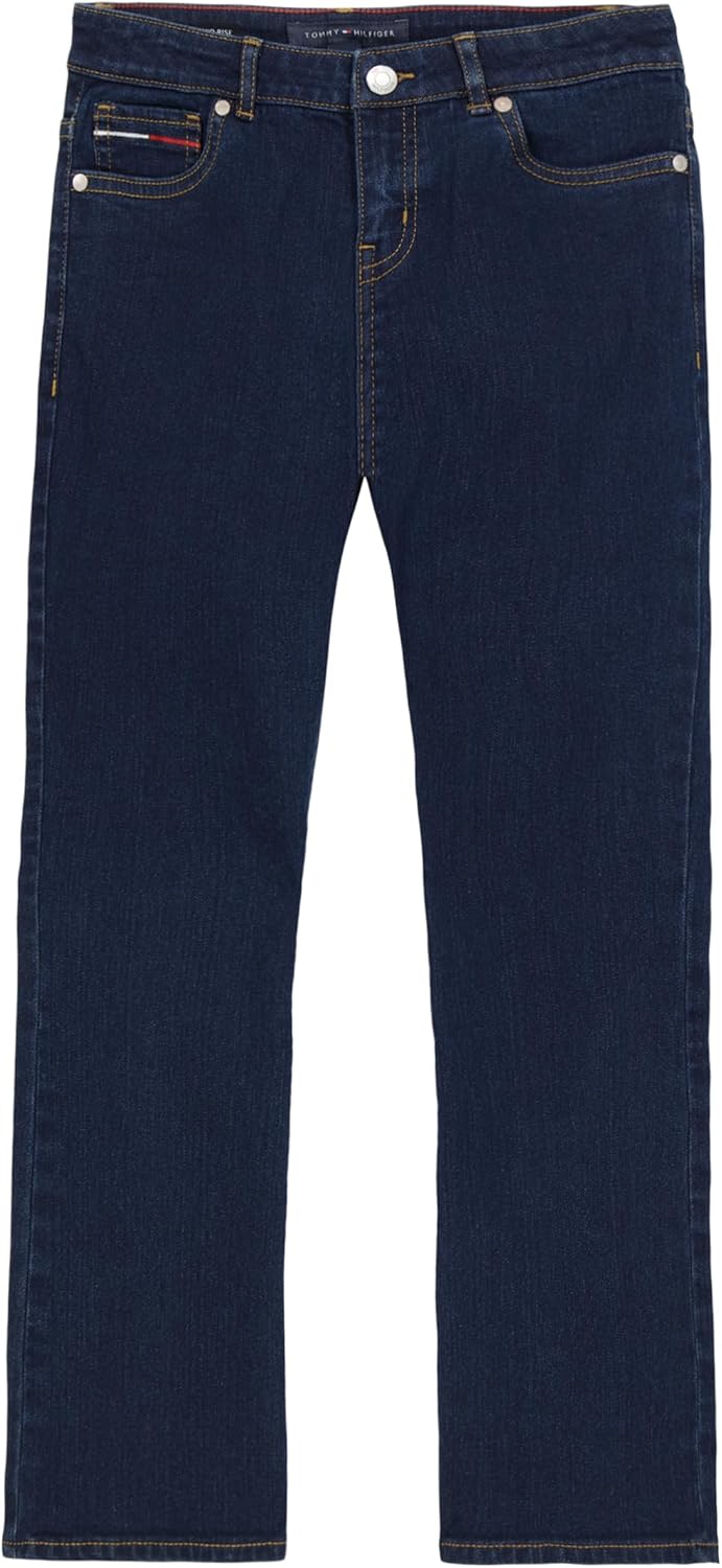 Джинсы Tommy Hilfiger Skinny Fit для девочек со средней посадкой, эластичный деним, застежка на молнию и пуговицы, York Flare
Джинсы Tommy Hilfiger Skinny Fit для девочек со средней посадкой, эластичный деним, застежка на молнию и пуговицы, York Flare