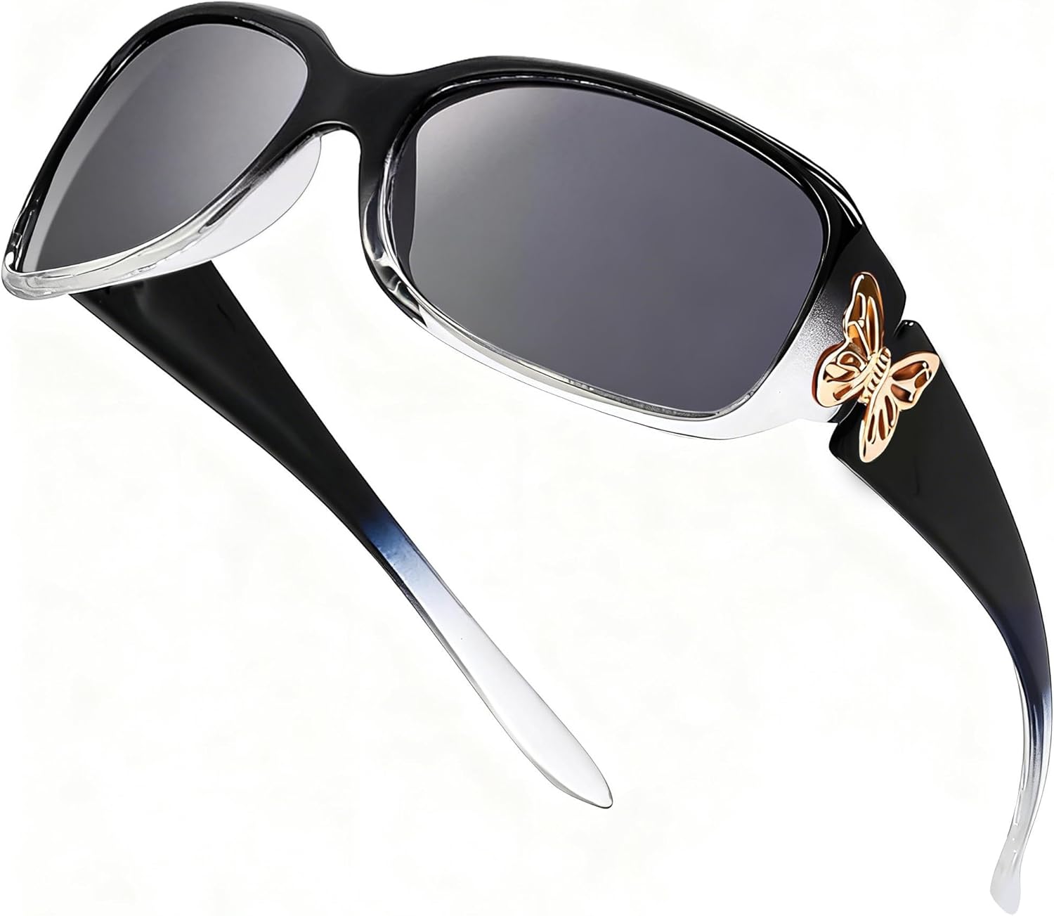 Поляризованные солнцезащитные очки LVIOE для женщин, модный дизайн с бабочками, для вождения и рыбалки, защита от УФ-излучения 99,99%, A03 Gradient Black Frame Polarized Womens Sunglasses
Поляризованные солнцезащитные очки LVIOE для женщин, модный дизайн с бабочками, для вождения и рыбалки, защита от УФ-излучения 99,99%, A03 Gradient Black Frame Polarized Womens Sunglasses