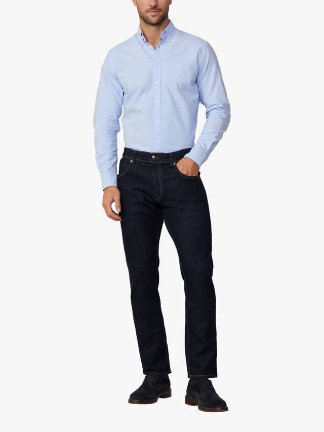 Оксфордская рубашка из хлопка с воротником Brompton Slim Fit Hackett London, Sky Blue
Оксфордская рубашка из хлопка с воротником Brompton Slim Fit Hackett London, Sky Blue