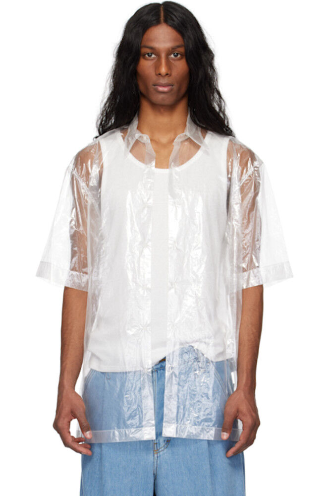 Прозрачная нейлоновая рубашка Dries Van Noten
Прозрачная нейлоновая рубашка Dries Van Noten