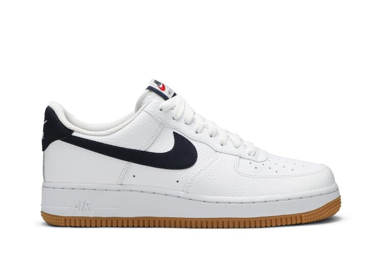 Кроссовки Nike Air Force 1 Low 'Obsidian Gum', белый 
Кроссовки Nike Air Force 1 Low 'Obsidian Gum', белый