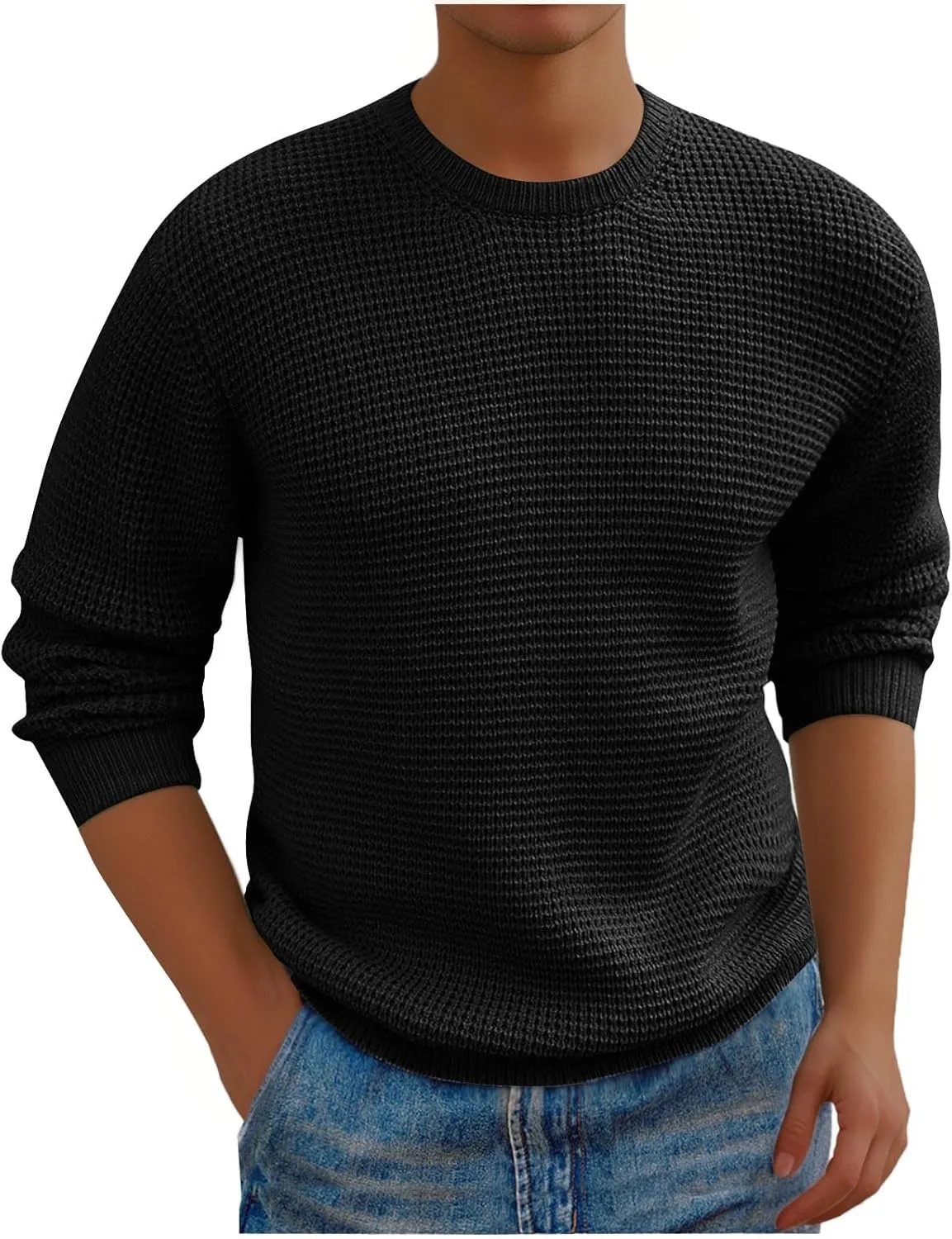 Текстурированный джемпер с круглым вырезом для мужчин AQAYL
Текстурированный джемпер с круглым вырезом для мужчин AQAYL