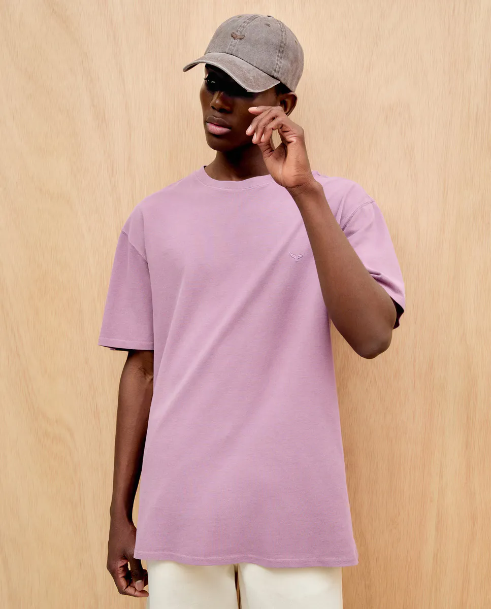 Структурированная футболка с короткими рукавами Green Coast, цвет Malva 
Структурированная футболка с короткими рукавами Green Coast, цвет Malva