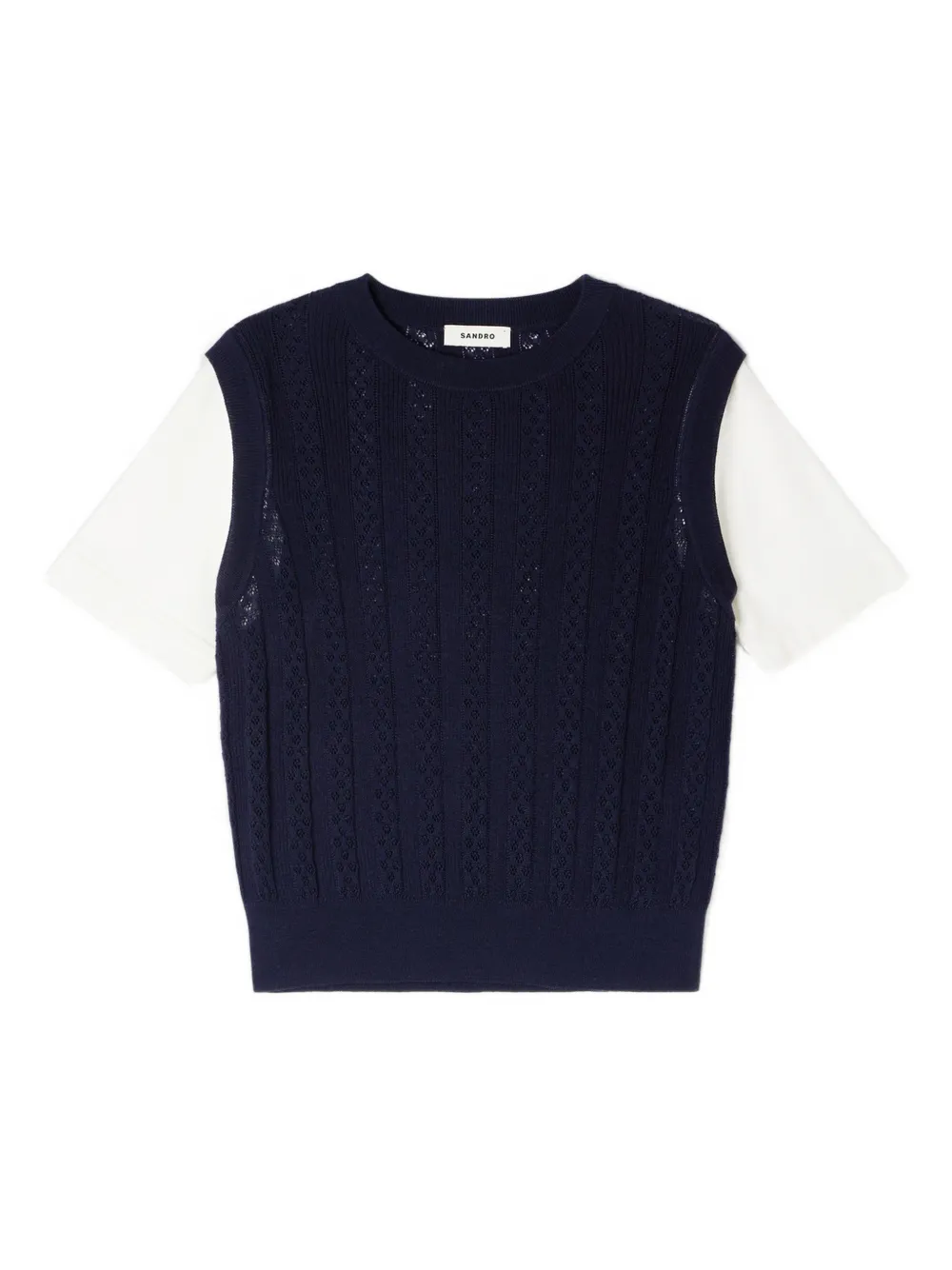 Футболка с многослойным эффектом SANDRO, синий
Футболка с многослойным эффектом SANDRO, синий