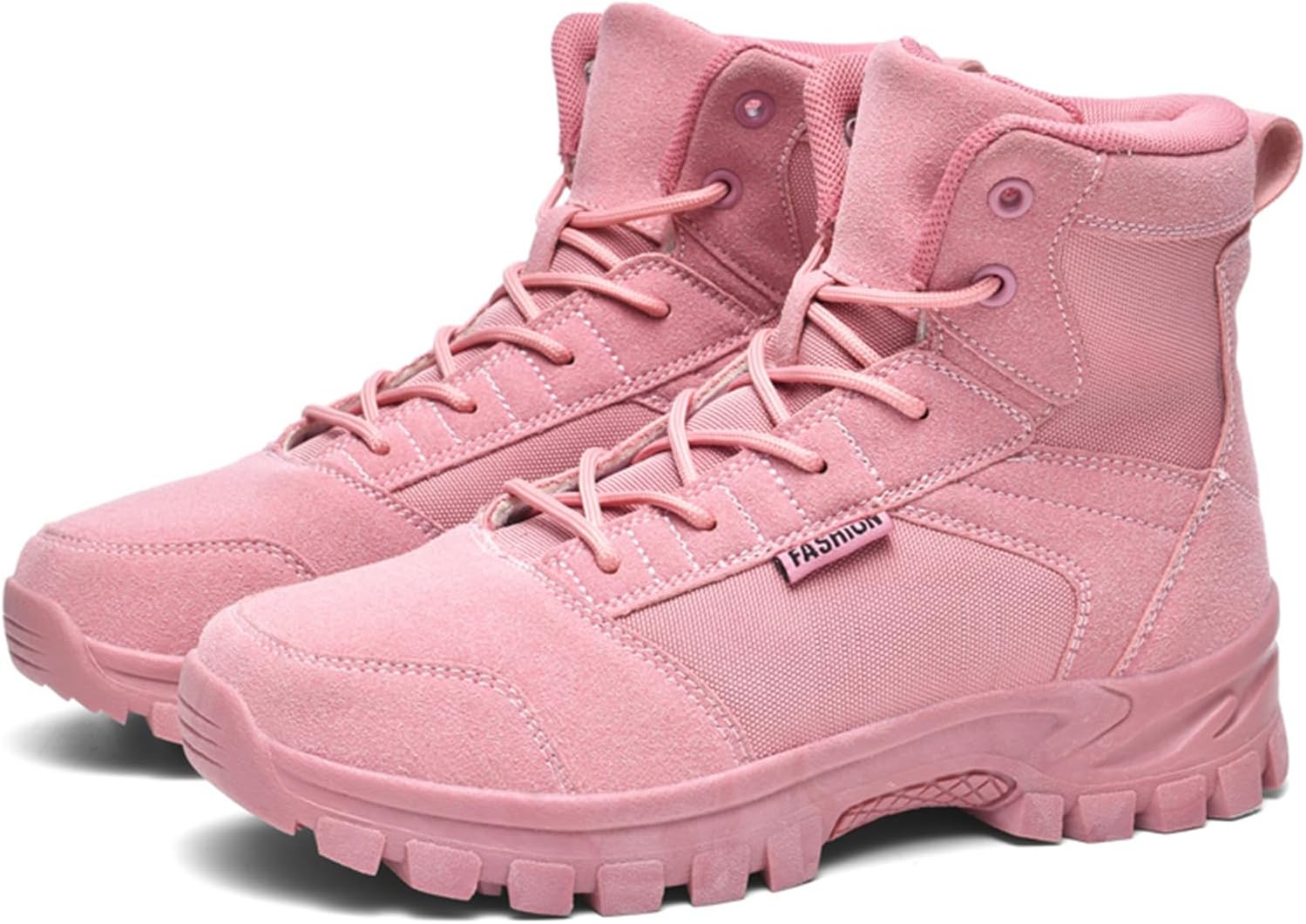 Мужские замшевые походные ботинки IGZBIBG с круглым носком, толстой подошвой и шнуровкой, нескользящие, высокие, удобные для работы и отдыха на природе, подходят для походов и кемпинга, розовый
Мужские замшевые походные ботинки IGZBIBG с круглым носком, толстой подошвой и шнуровкой, нескользящие, высокие, удобные для работы и отдыха на природе, подходят для походов и кемпинга, розовый