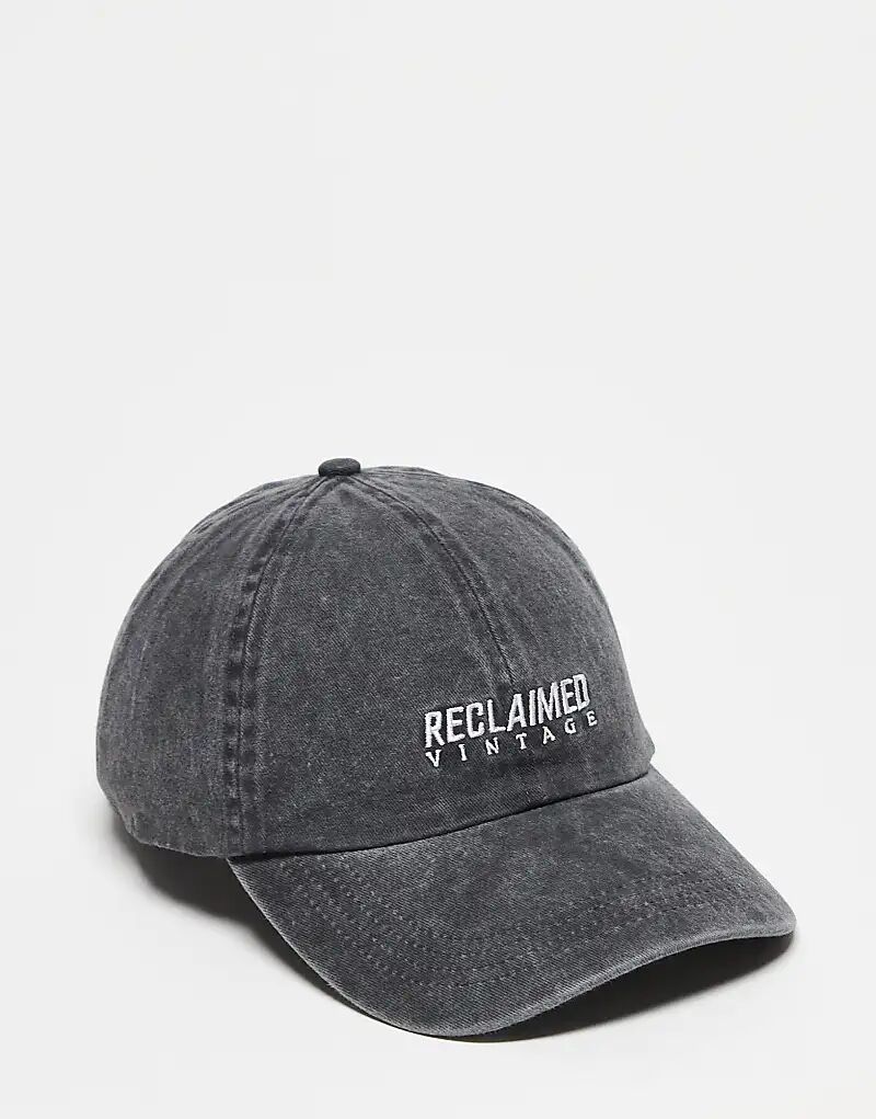 Кепка унисекс с логотипом Reclaimed Vintage угольного цвета
Кепка унисекс с логотипом Reclaimed Vintage угольного цвета