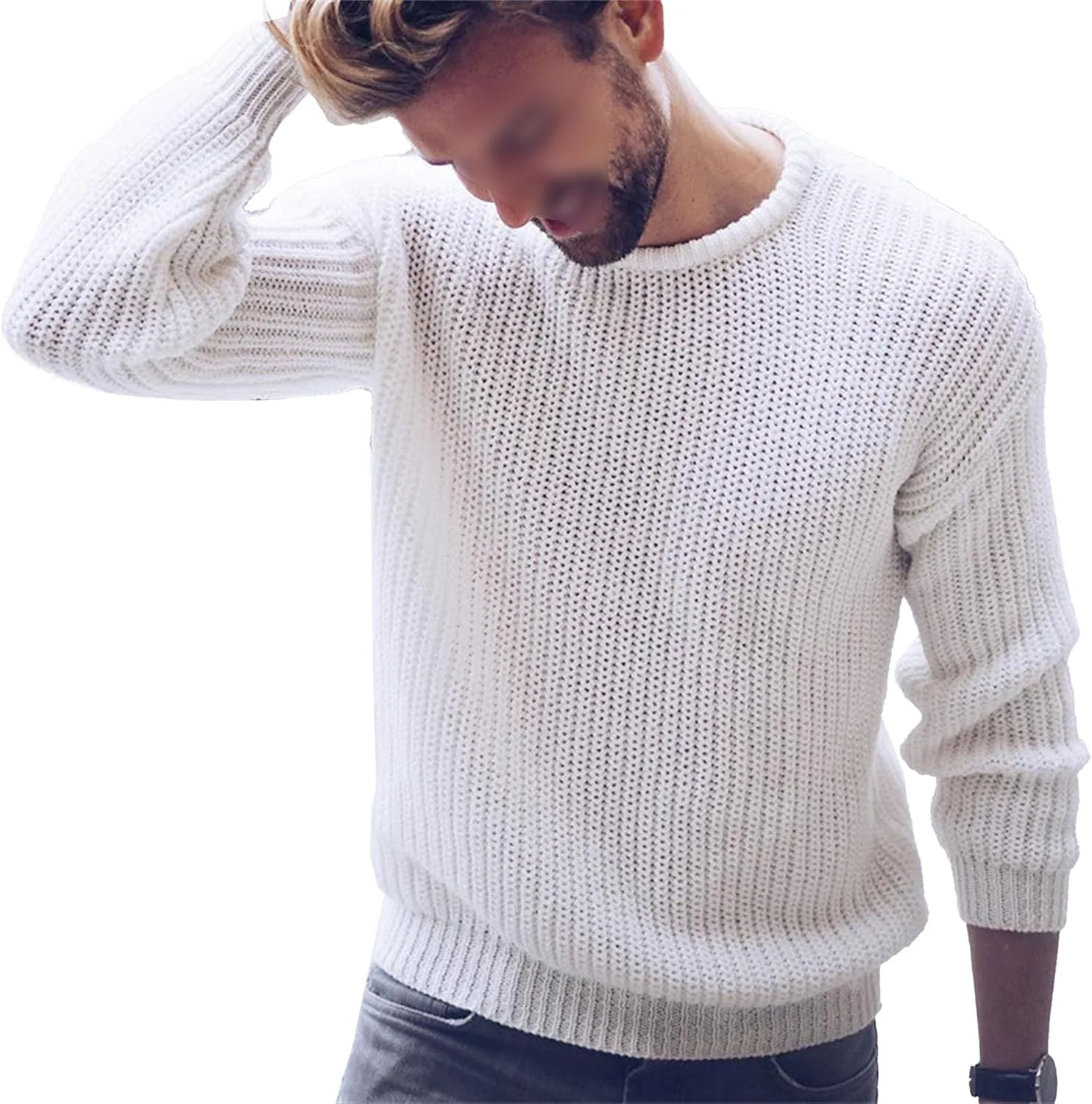 Мужской вязаный пуловер с круглым вырезом Casual Slim Fit Gsywaipei
Мужской вязаный пуловер с круглым вырезом Casual Slim Fit Gsywaipei