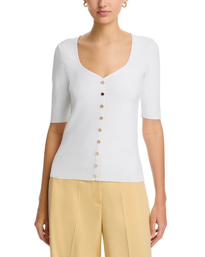 Свитер Jessica Sweetheart Elie Tahari, белый
Свитер Jessica Sweetheart Elie Tahari, белый