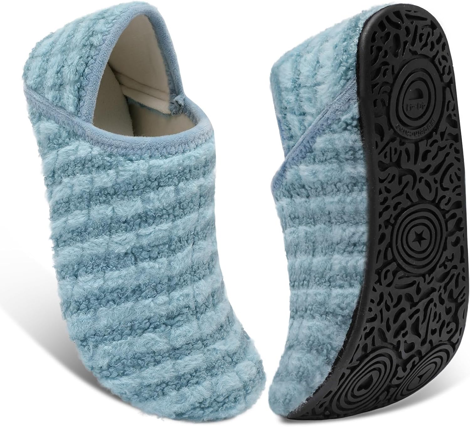 Женские и мужские тапочки Fires с резиновой подошвой, мягкие и легкие, домашние носочные тапочки для носки дома, нескользящие для использования внутри и снаружи, голубой
Женские и мужские тапочки Fires с резиновой подошвой, мягкие и легкие, домашние носочные тапочки для носки дома, нескользящие для использования внутри и снаружи, голубой