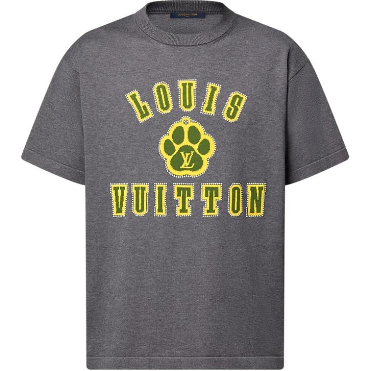 Embellished Short-Sleeved Cotton Crewneck LOUIS VUITTON, серый
Embellished Short-Sleeved Cotton Crewneck LOUIS VUITTON, серый