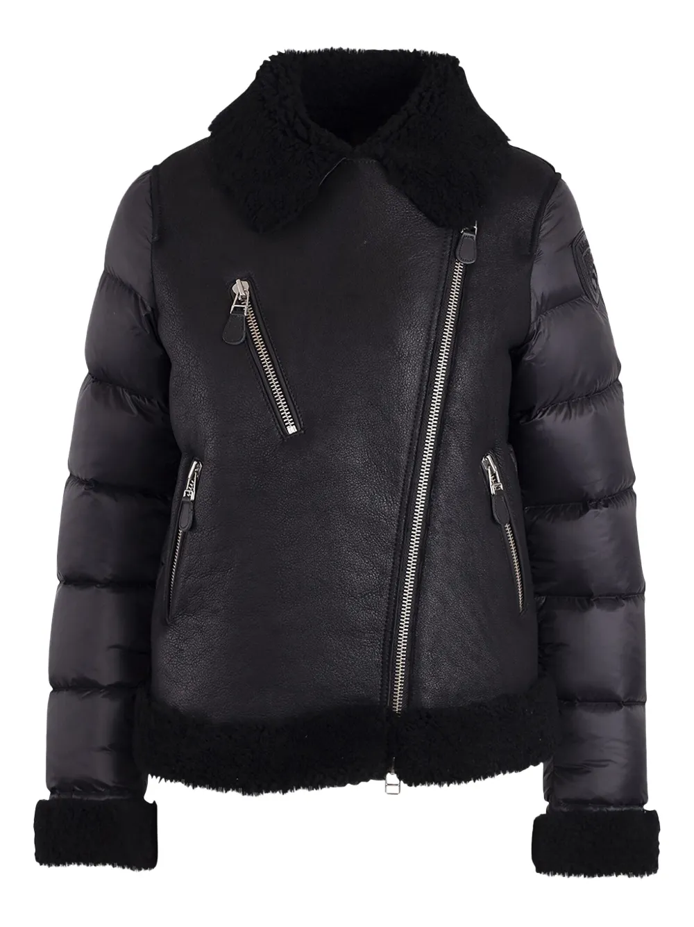 Пуховик со вставками из овчины Blauer, черный
Пуховик со вставками из овчины Blauer, черный