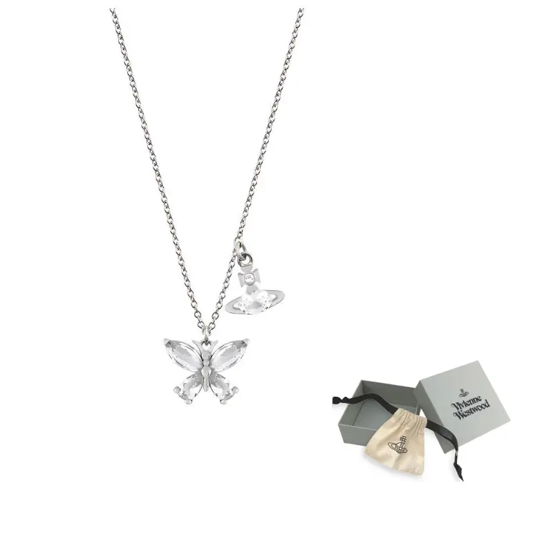 Vivienne Westwood Латунные колье с кубическим цирконием, унисекс, серебро
Vivienne Westwood Латунные колье с кубическим цирконием, унисекс, серебро