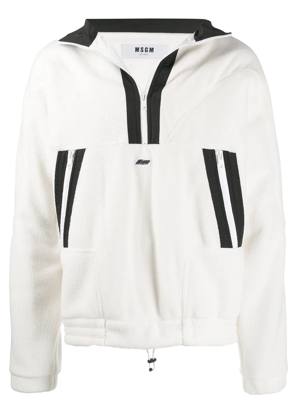 Толстовка с контрастными полосками MSGM, белый
Толстовка с контрастными полосками MSGM, белый