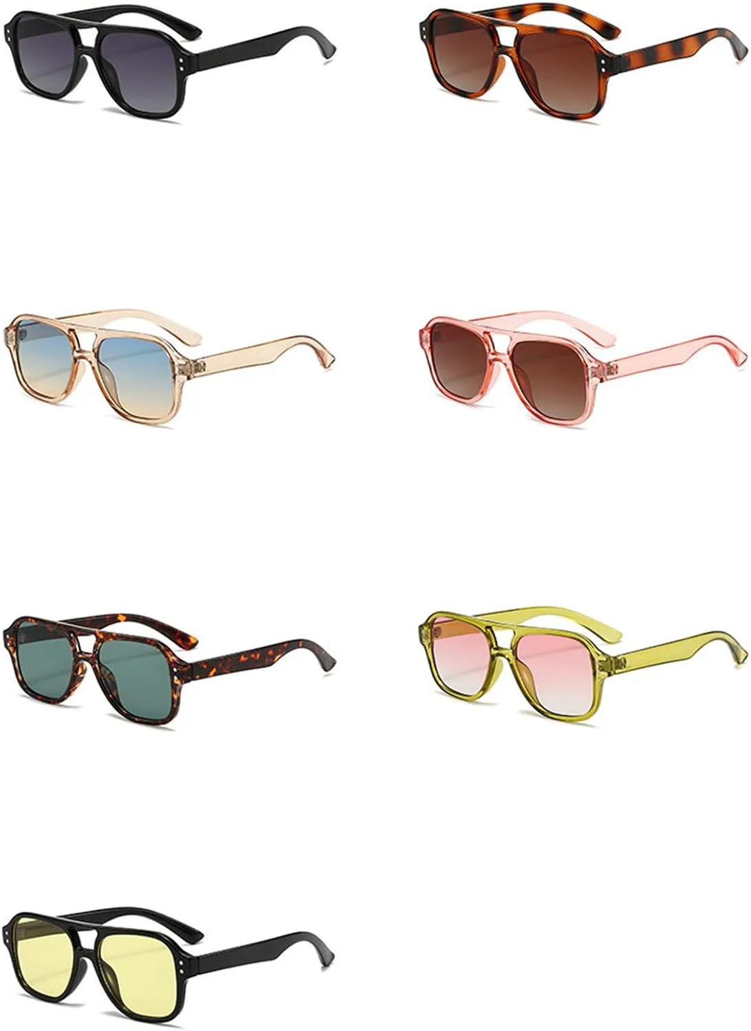 Солнцезащитные очки Helena в винтажном квадратном стиле для мужчин и женщин, модель 2025, роскошная классическая оправа «пилот», очки с двойной дужкой, C2
Солнцезащитные очки Helena в винтажном квадратном стиле для мужчин и женщин, модель 2025, роскошная классическая оправа «пилот», очки с двойной дужкой, C2