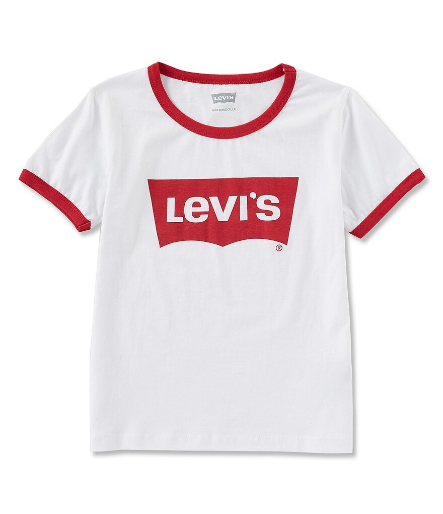 Футболка с короткими рукавами Levi's Big Girls Ringer для девочек 7–16 лет, белый
Футболка с короткими рукавами Levi's Big Girls Ringer для девочек 7–16 лет, белый