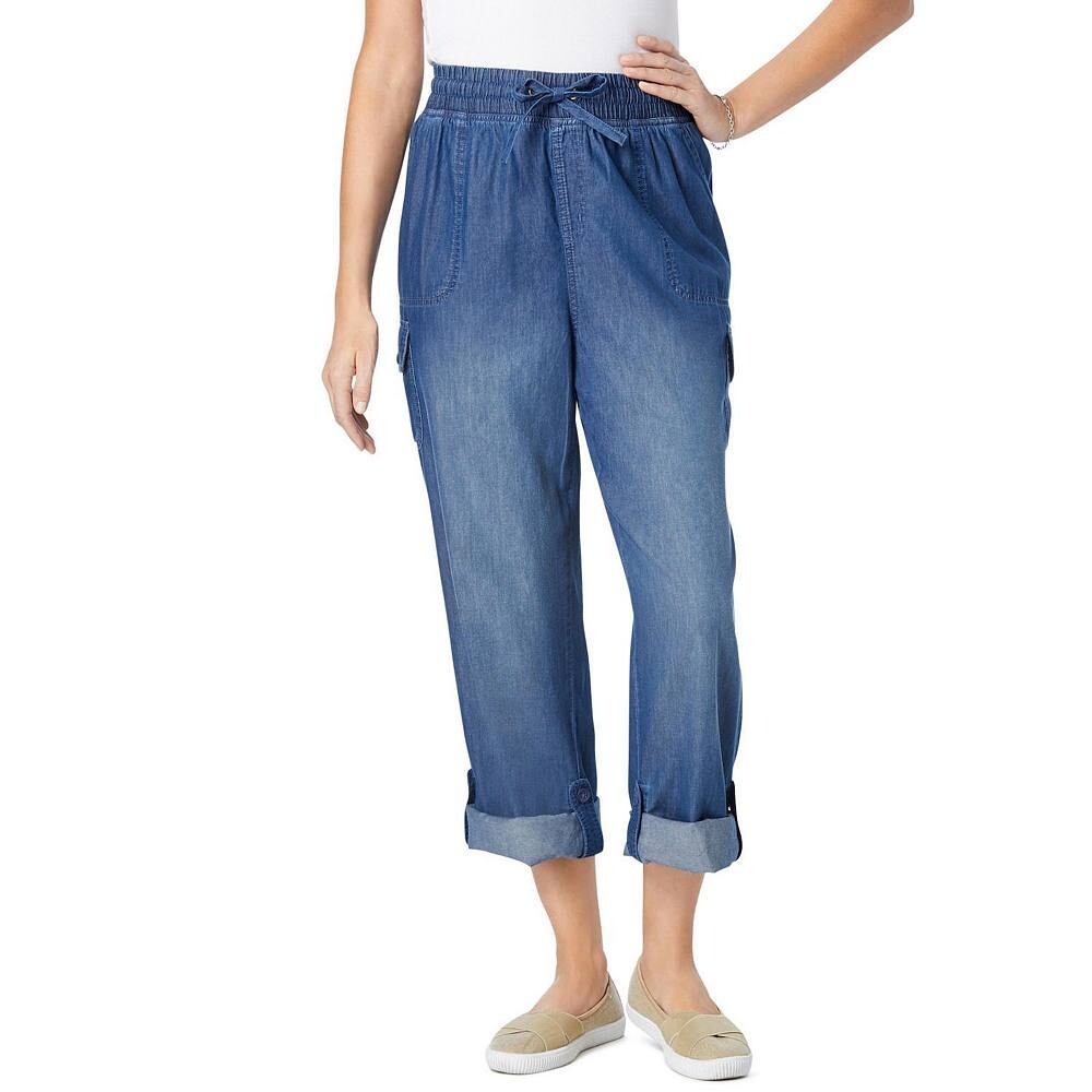 Женщина в женских брюках-карго миниатюрной длины больших размеров Woman Within, цвет Medium Stonewash
Женщина в женских брюках-карго миниатюрной длины больших размеров Woman Within, цвет Medium Stonewash